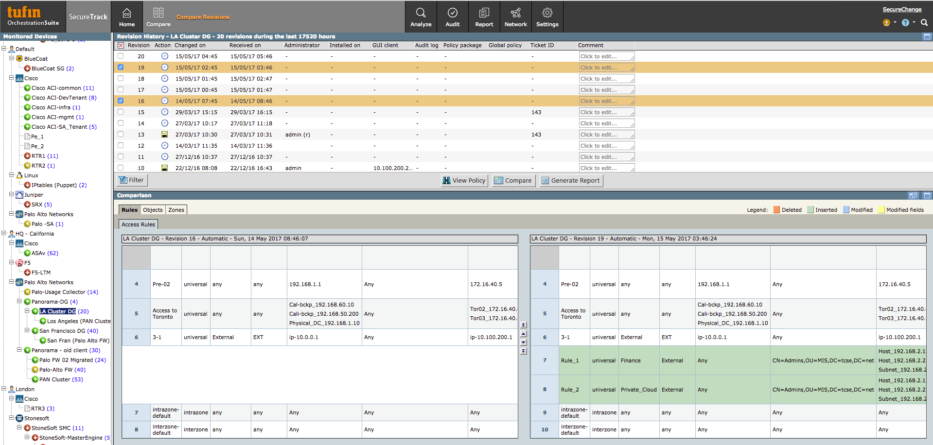 Security Policy Management | Tufin