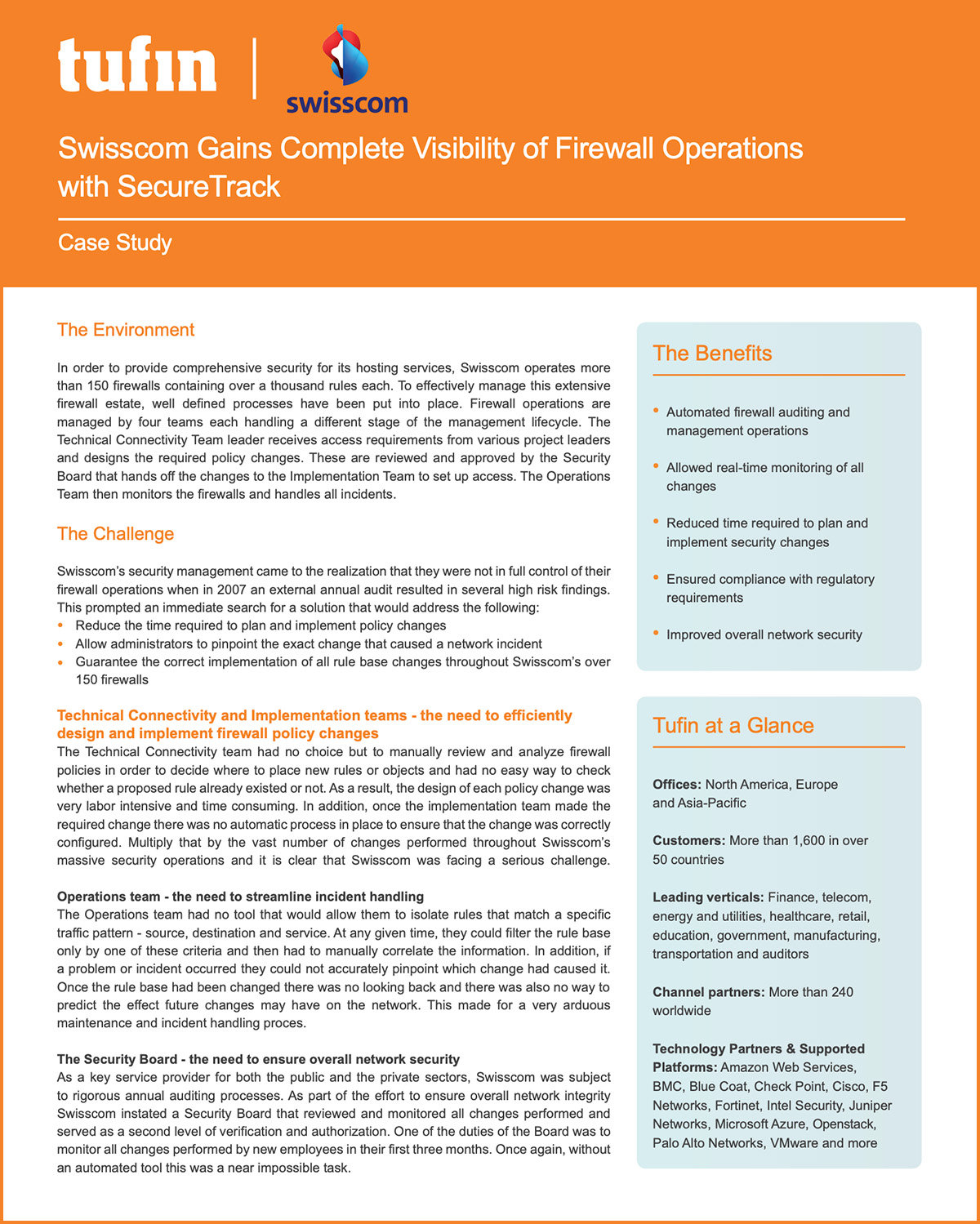 Swisscom Case Study