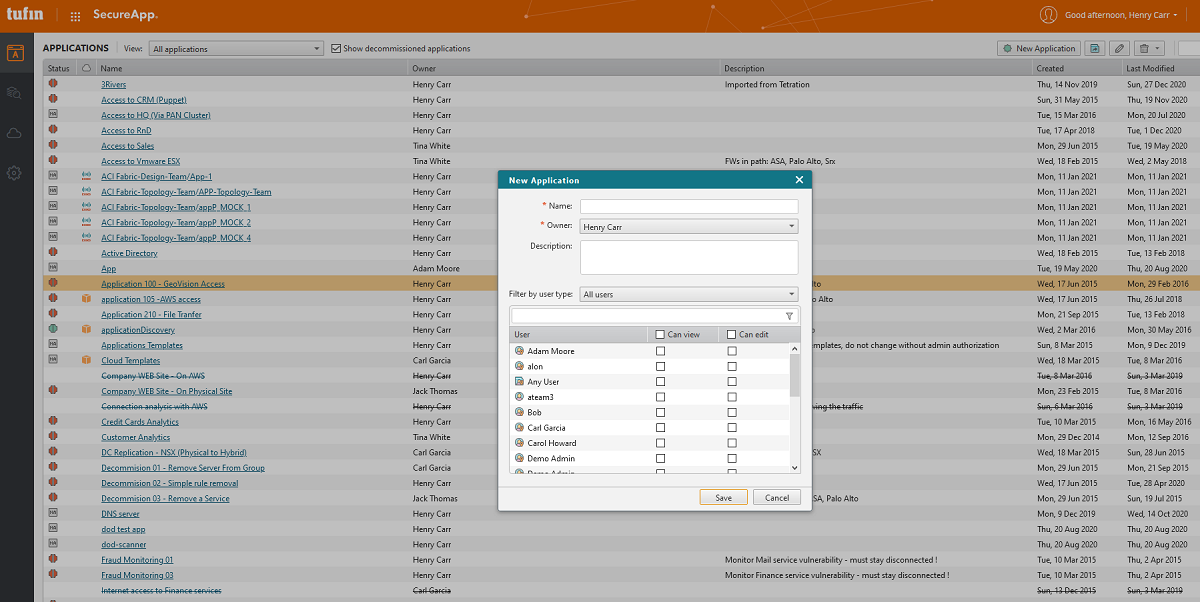 Automate application discovery